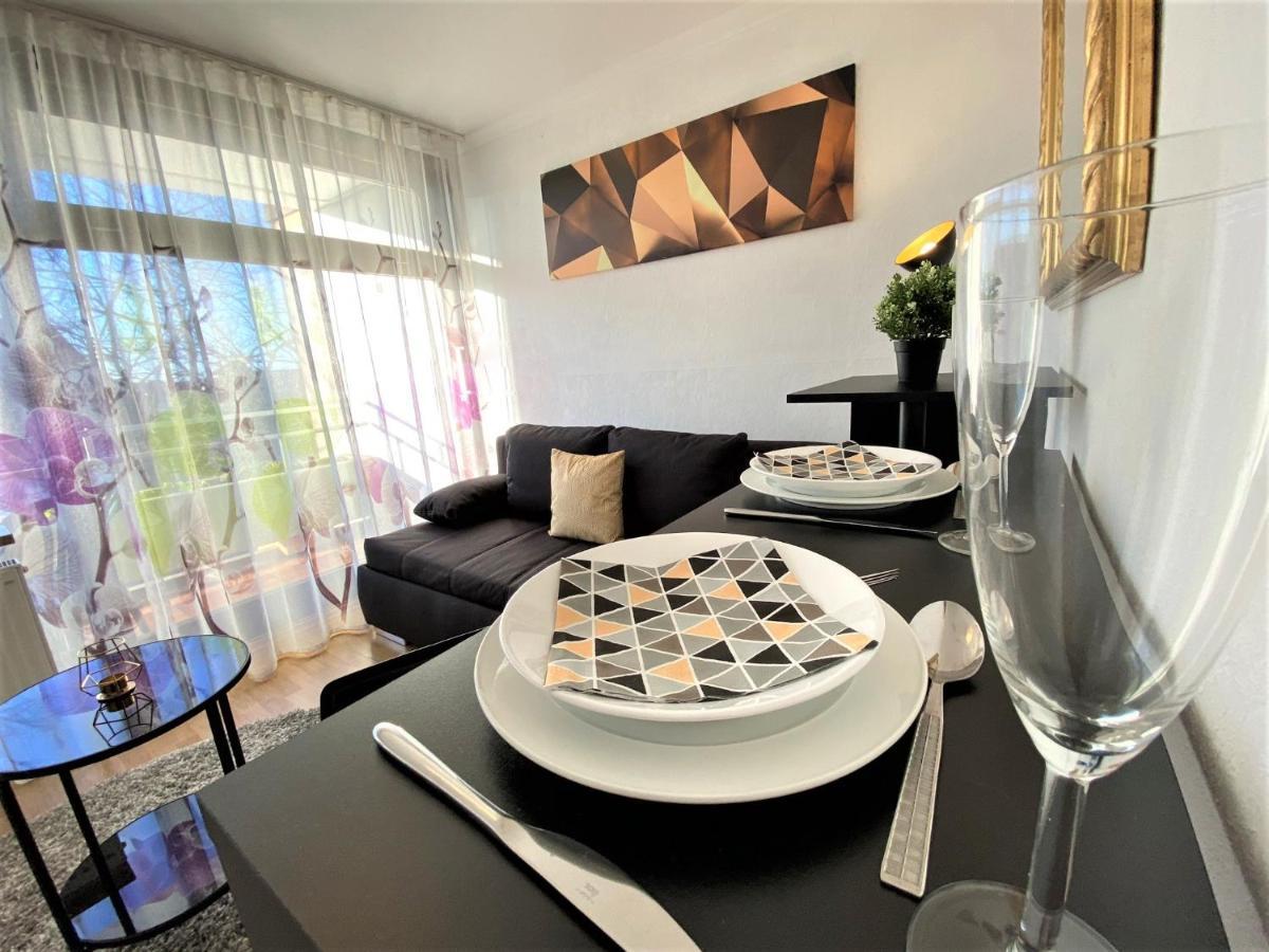Exclusives Apartment In Bestlage +Netflix +Boxspring Bad Fussing Bagian luar foto